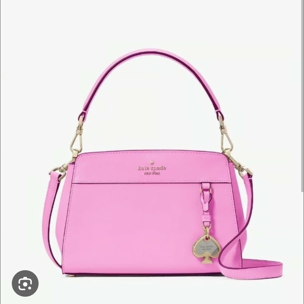 Kate Spade Surf Pink Madison Small Top Handle Satchel Bag. Barely Worn!